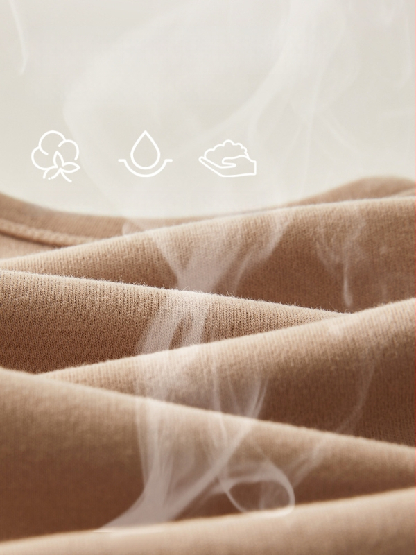 Vaikų šiltas pižamų komplektas, 100% medvilnė, unisex, amžiaus grupė 1-3 metai, ruduo