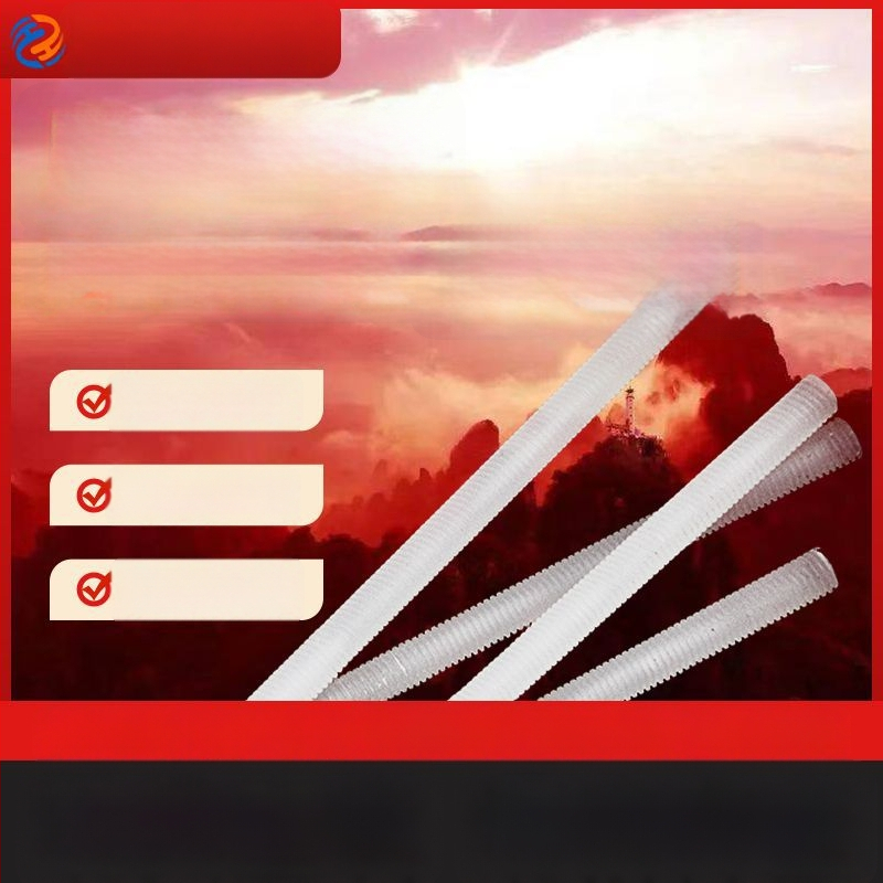 Haohui nylónový skrutkový tyč, plný závit, izolovaný, dvojstranný koniec, GB/T17587.3-2018