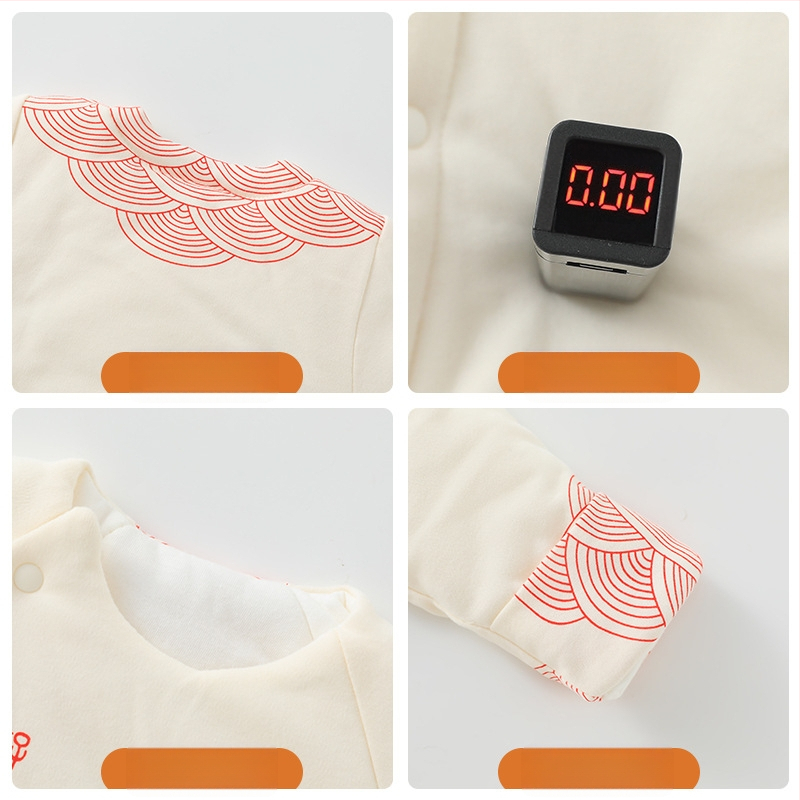 Naujagimių drabužiai kinų stiliumi žiemai, 100% medvilnė, apvali kaklo linija, be gobtuvo, švelnus audinys