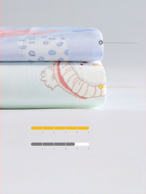 Belleptide Vaiko vandeniui atspari valgymo bavetė su kišene — Karikatūrinis raštas, 100% poliesteris