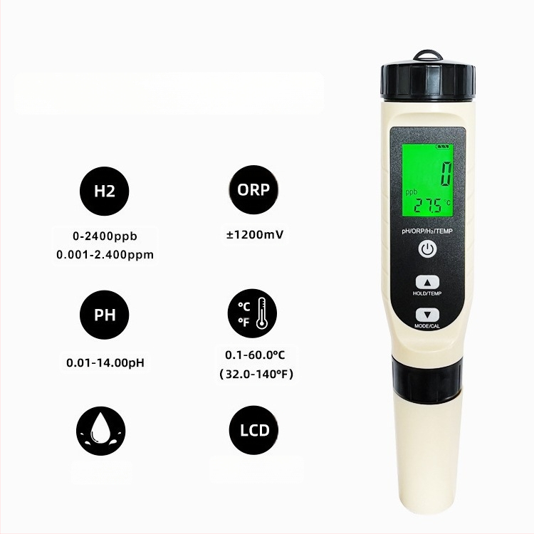 Nešiojamas vandens kokybės analizatorius – modelis BSK-06, matavimo diapazonas 0–2400 ppb / 0.001–2.4 ppm, tikslumas ±10 ppb / ±0.01 ppm, maitinimas 4.5V.