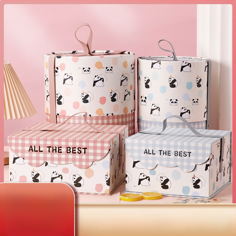 Dehui Dovanų dėžutė kūdikiui su Pilno Mėnulio dizainu – Dovanų įpakavimas, dengtas popierius + pilkas kartonas