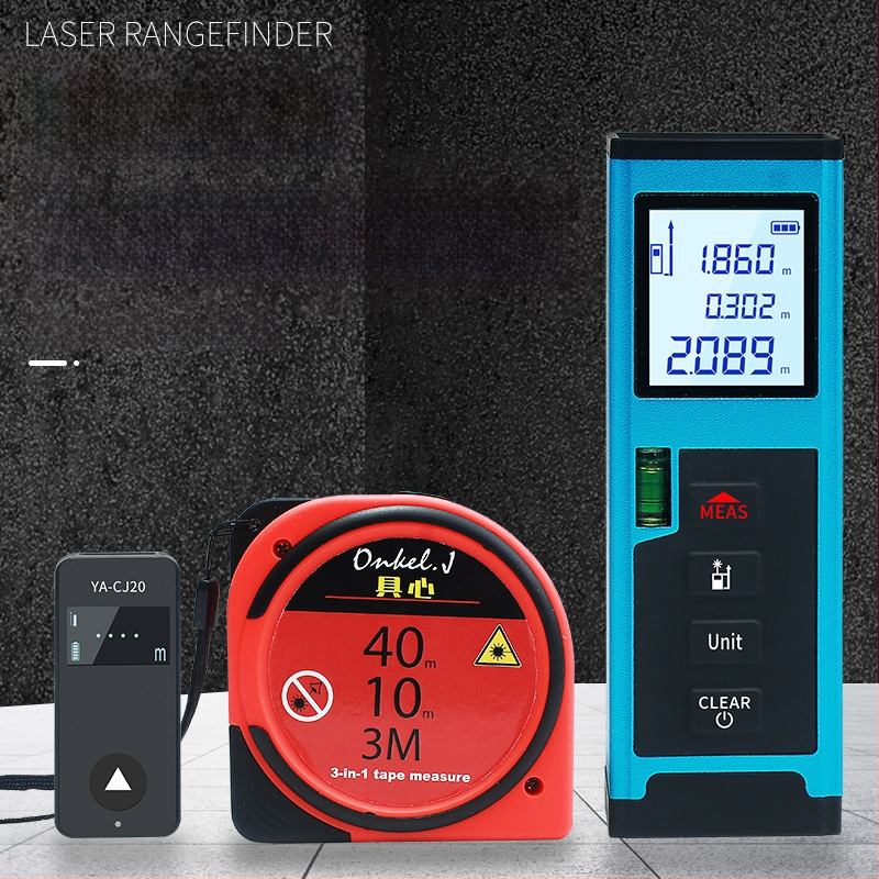 Lazerinis atstumo matuoklis, aukšta tikslumas, rankinis, serija 117, Juxin