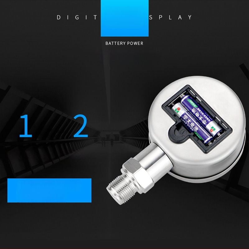 Manometru digital cu afișaj, model SD-YS80, interval de măsură -0.1 la 100, precizie 0.4, temperatură ambientală 20-70 °C