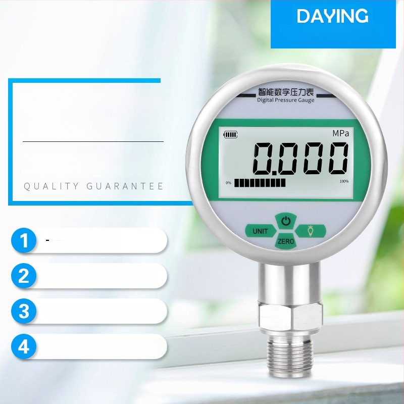 Manometru digital cu afișaj, model SD-YS80, interval de măsură -0.1 la 100, precizie 0.4, temperatură ambientală 20-70 °C