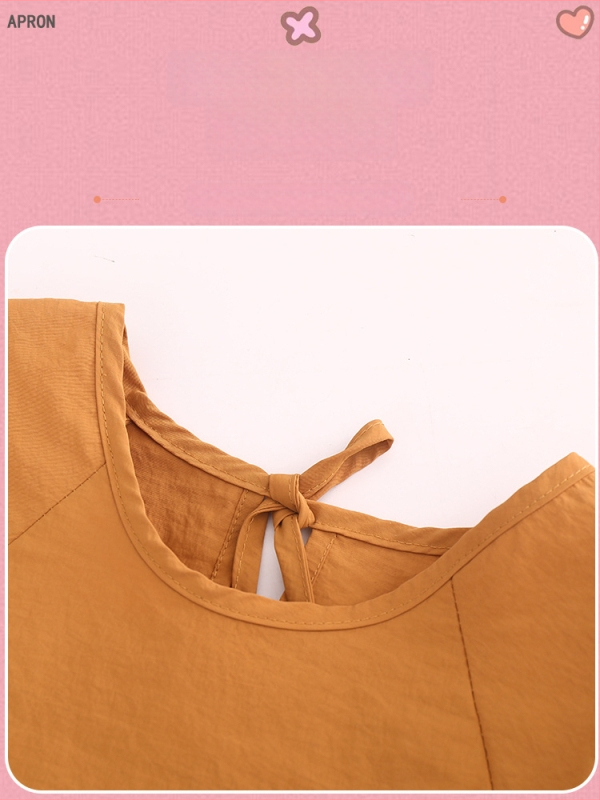 Vaikų vandeniui atsparus smockas su ilgomis rankovėmis, dėmėms atsparus, abipusis, unisex