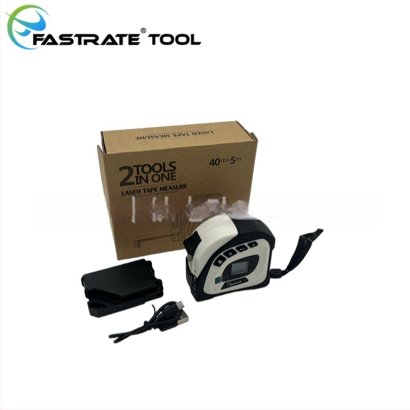 FASTRATE FRT-LTM-B Lazerinis atstumo matuoklis – infraraudonųjų spindulių 2-in-1 matavimas, elektroninis liniuotė
