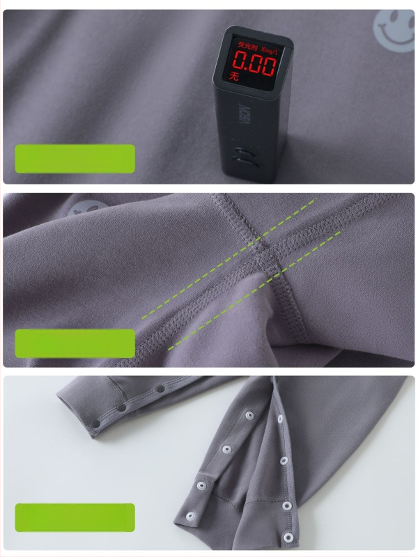 Laste kodu ööriided komplekt kõhu kaitsega, unisex, neli aastaajad, Regenerated Cellulose Fiber materjal, karikatuurmuster