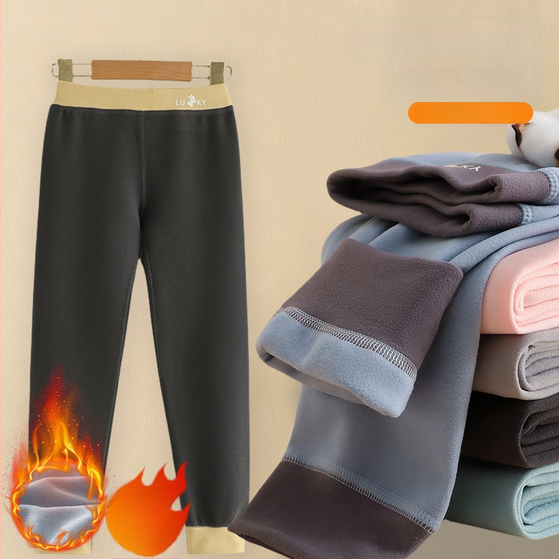 Vaikų fleece kelnės rudens-žiemos laikotarpiui, unisex, vidurio juosmuo, 85% poliesteris, vokiškas flisas, modelis MDY-03, amžius 3–8 m., saugumo klasė A