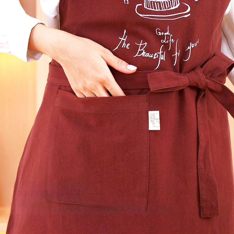 Puuvillane põlle, varrukateta, plekikindel, minimalistlik disain, kaasaegne stiil