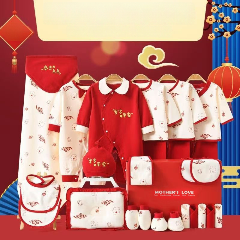 100% puuvillane beebide kingituste komplekt, unisex pikkade varrukatega riided, pehme kangas, mitmekomponentne komplekt beebidele