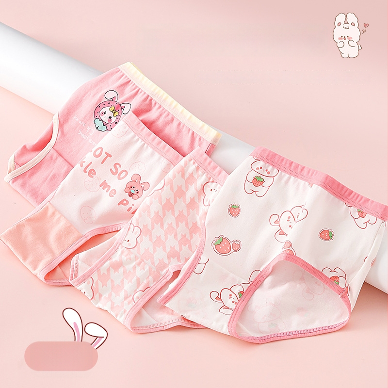 Mergaitėms skirtos medvilninės kelnaitės, klasė A, 95% medvilnė 5% elastanas, amžius 3–8 metų, prekė Lu Tong Dream