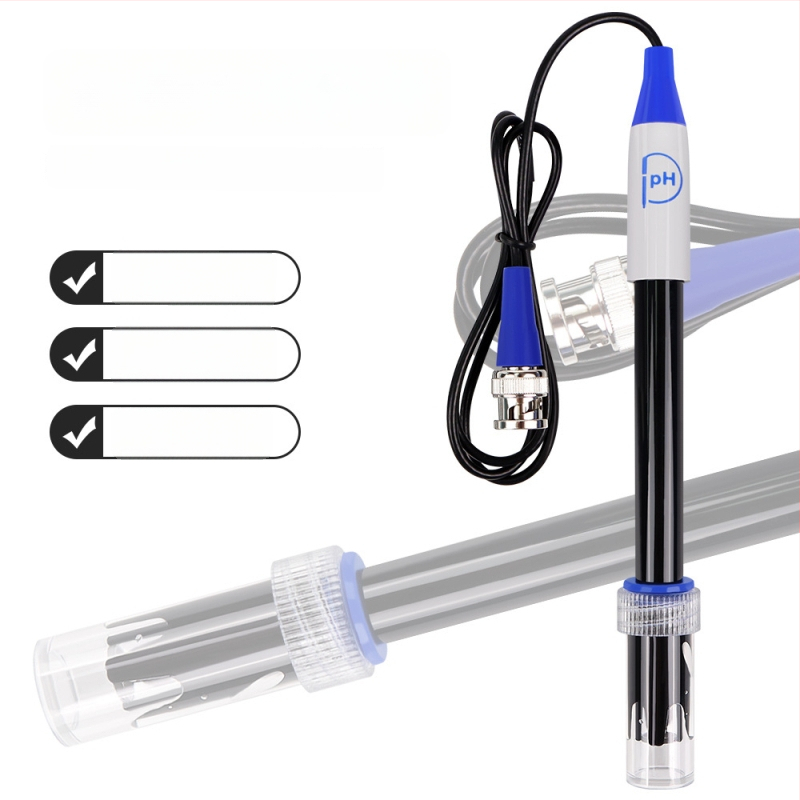 Earthworm PR201 pH jutiklis, pH kompleksinis elektroda vandens kokybės greitajam analizei, 0–14 pH diapazonas, 0,02 pH tikslumas