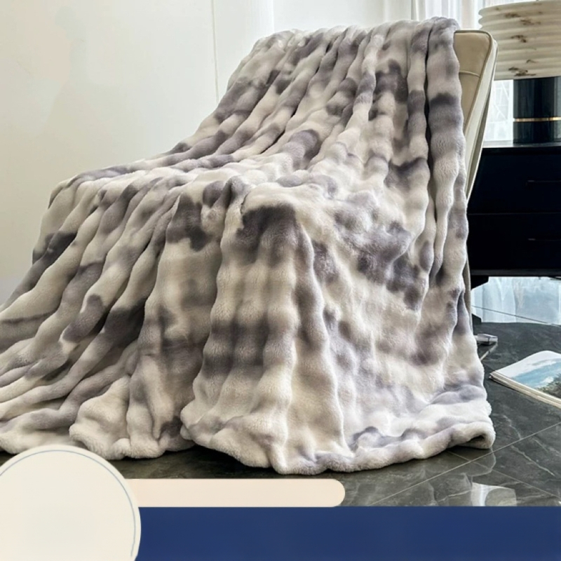 Jänku-plüüsi tekk beebidele ja koju, 1000 g, kevad-sügis, kaasaegne minimalistlik stiil