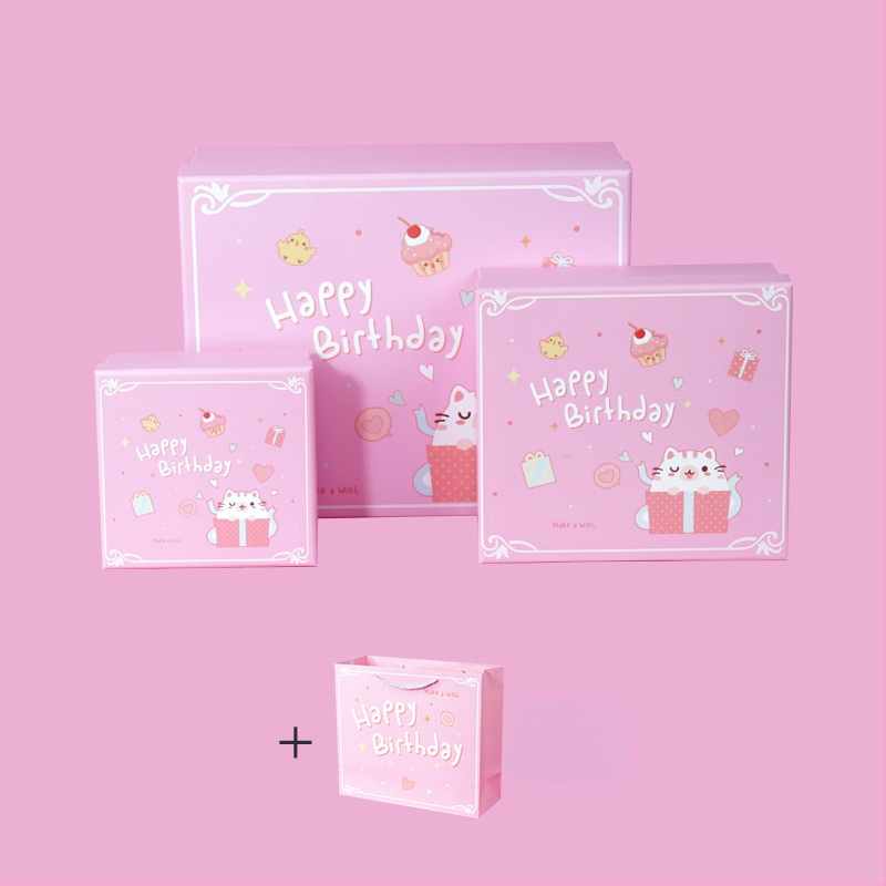 Gimtadienio dovanos dėžutė — vario plokštelė + pilkas kartonas, dovanų įpakavimas