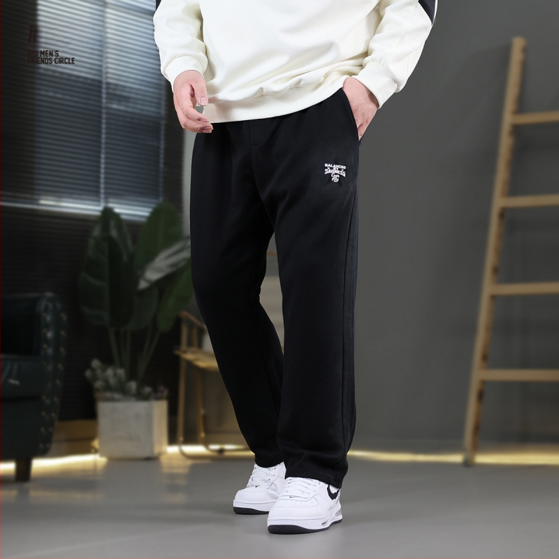 Vīriešu taisnu piegriezumu kokvilnas ikdienas bikses, augsta josta, pavasaris–rudens 2025