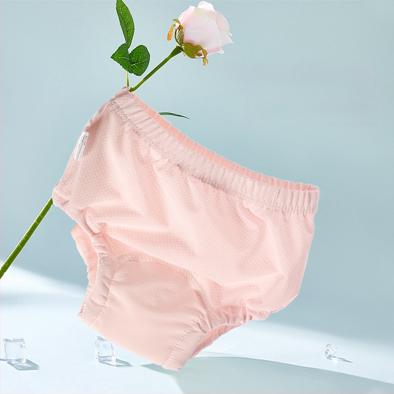 Kūdikio treniruočių kelnių iš Ice Silk audinio, anti-pratekėjimo dizainas, skalbiamos, medvilnės-poliesterio-ice silk, amžius 6–36 mėnesiai