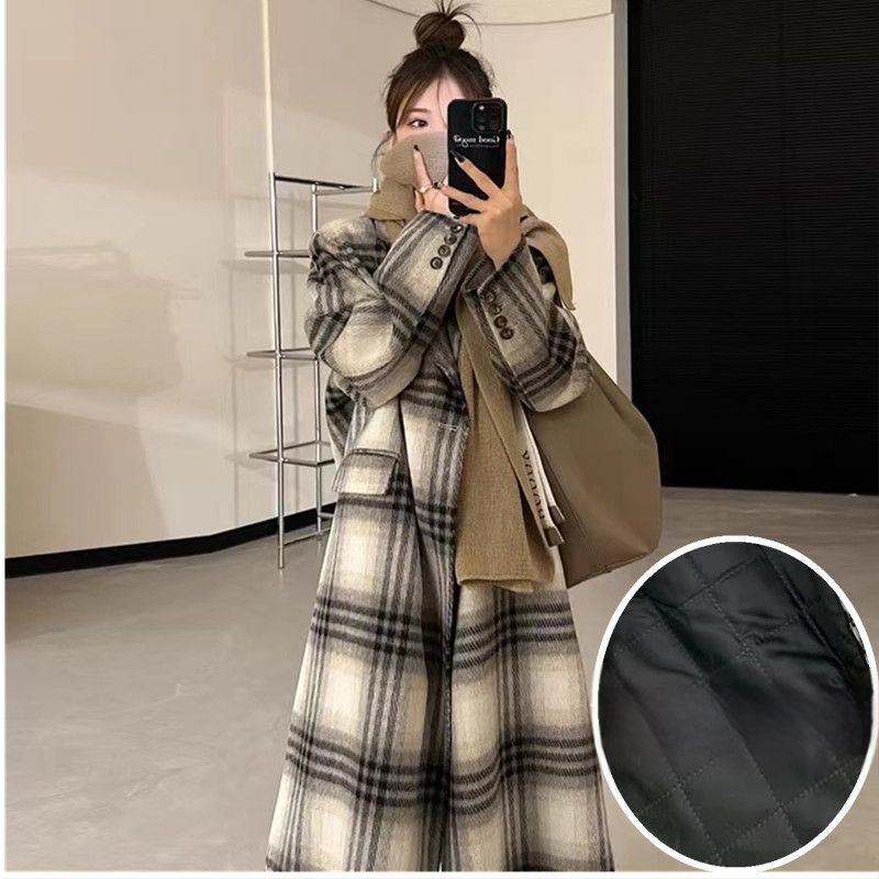 Dámsky Chenille kabát so Spandexom, japonsko-kórejský casual štýl, krátky strih, voľný strih, golier typu saka