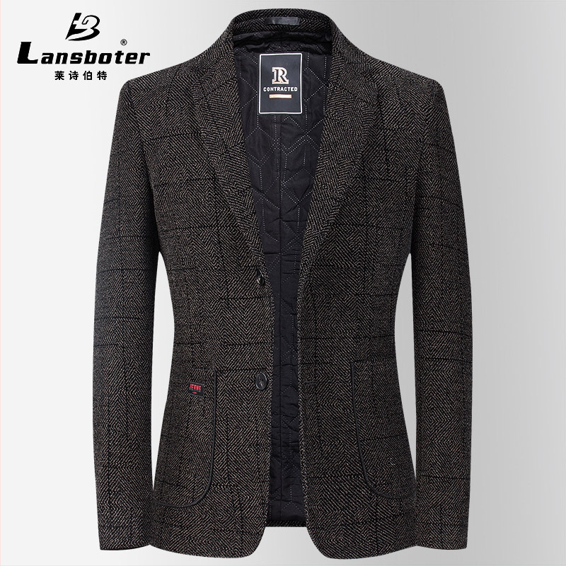 Meeste Korea stiilis casual kostüüm, slim fit, sügis-talve hooaeg, polüesteri segu, triikimist pole vaja