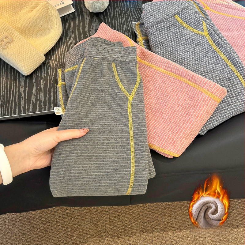 Vaikų žieminės kelnės su avių flisu, 95% poliesteris, vidurinis juosmuo, unisex, Saugos klasė A