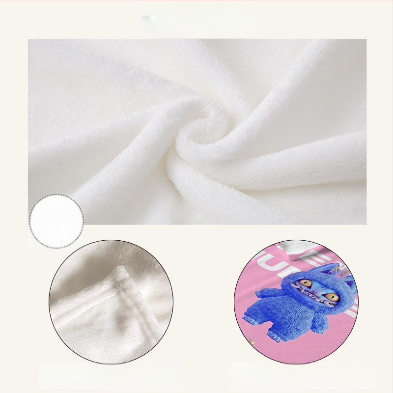 Flanelės pledas su animaciniu piešiniu, pritaikomas, visų metų naudojimui, svoris iki 300 g