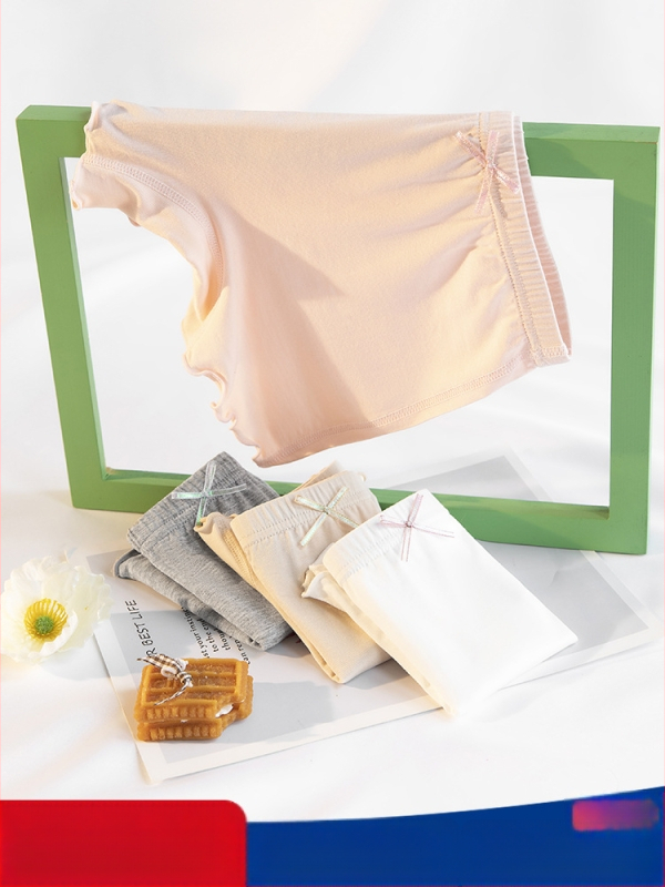 Mergaitėms vasariniai modalinio medvilnės šortai, klasė A anti-slydimo, vidutinė juosta, 3–8 metų