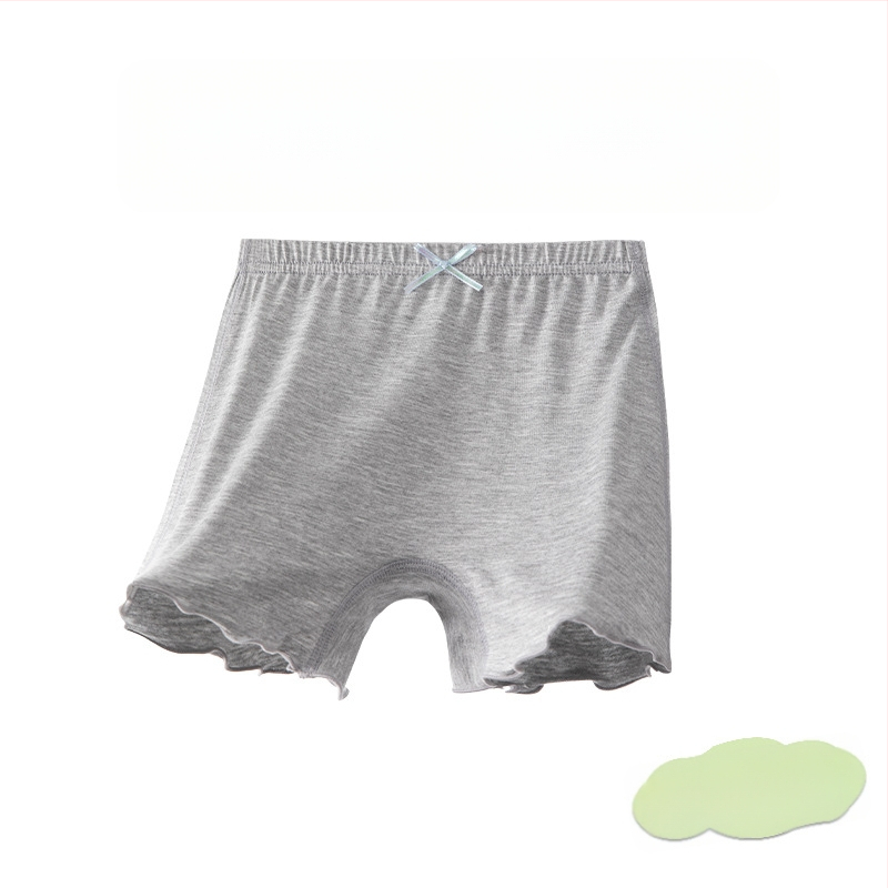 Mergaitėms vasariniai modalinio medvilnės šortai, klasė A anti-slydimo, vidutinė juosta, 3–8 metų