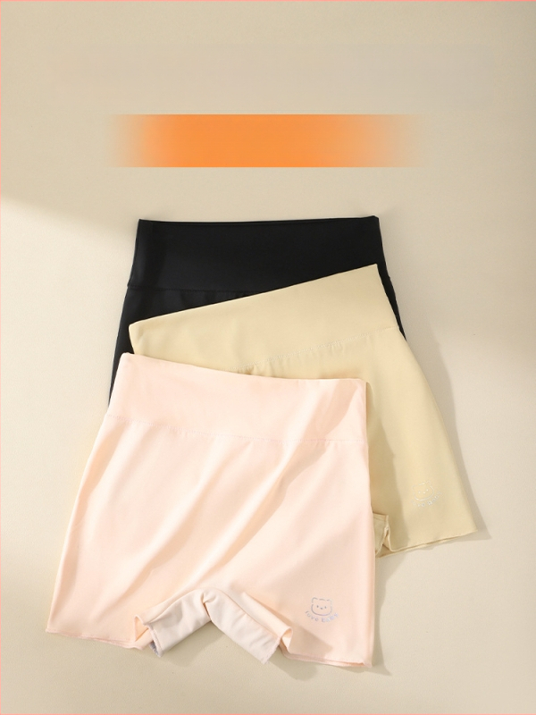 Mergaitėms: lediniu šilku apsaugos kelnaitės, 2-in-1 leggings apatiniai, Klasė A, Nailonas 79,1%