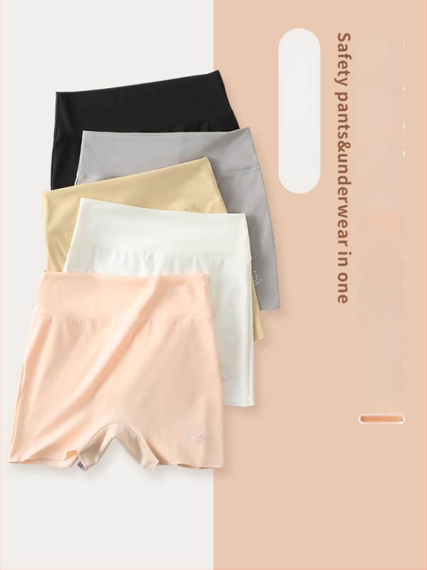 Mergaitėms: lediniu šilku apsaugos kelnaitės, 2-in-1 leggings apatiniai, Klasė A, Nailonas 79,1%