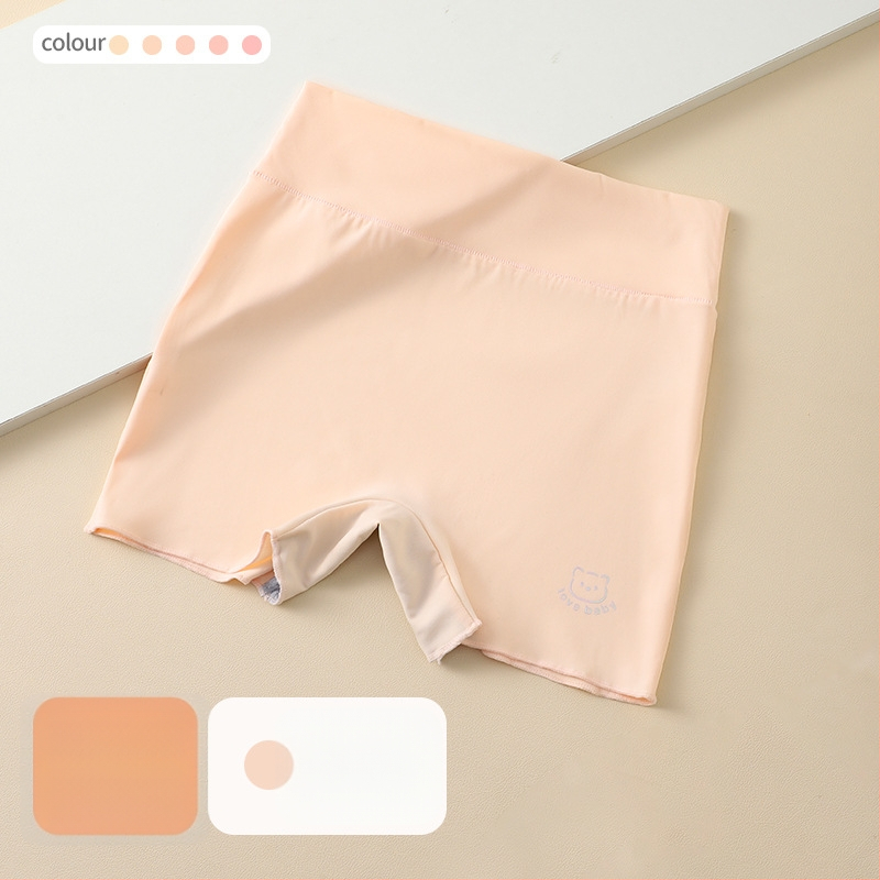 Mergaitėms: lediniu šilku apsaugos kelnaitės, 2-in-1 leggings apatiniai, Klasė A, Nailonas 79,1%