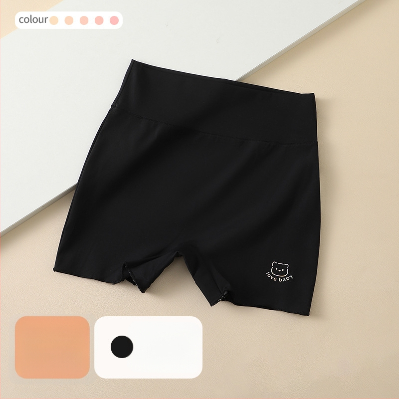 Mergaitėms: lediniu šilku apsaugos kelnaitės, 2-in-1 leggings apatiniai, Klasė A, Nailonas 79,1%