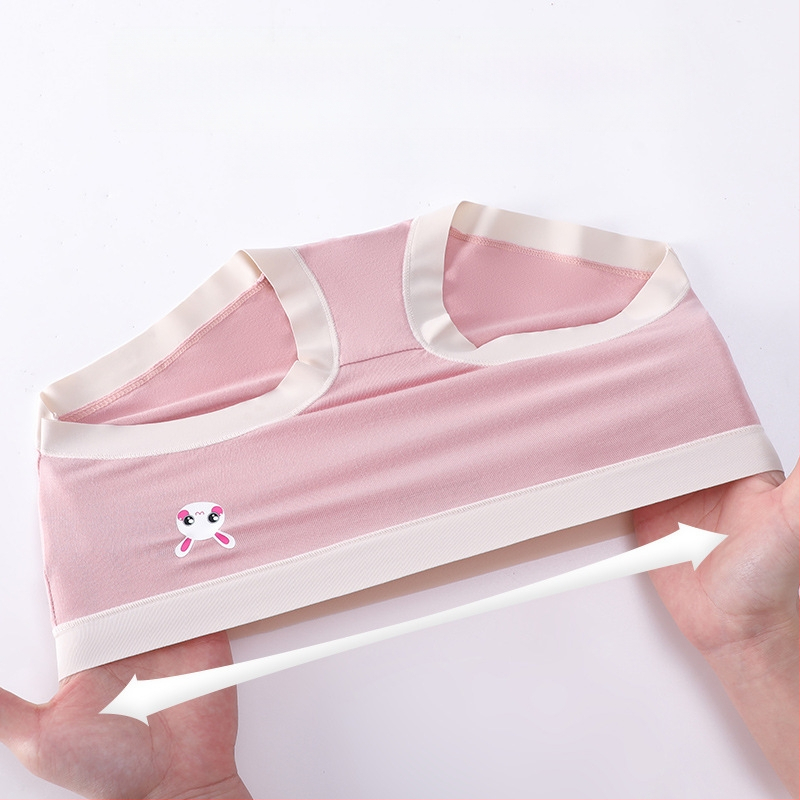 Mergaitėms apatiniai iš modalinio audinio (85%), kvėpuojantis trikampio kirpimas