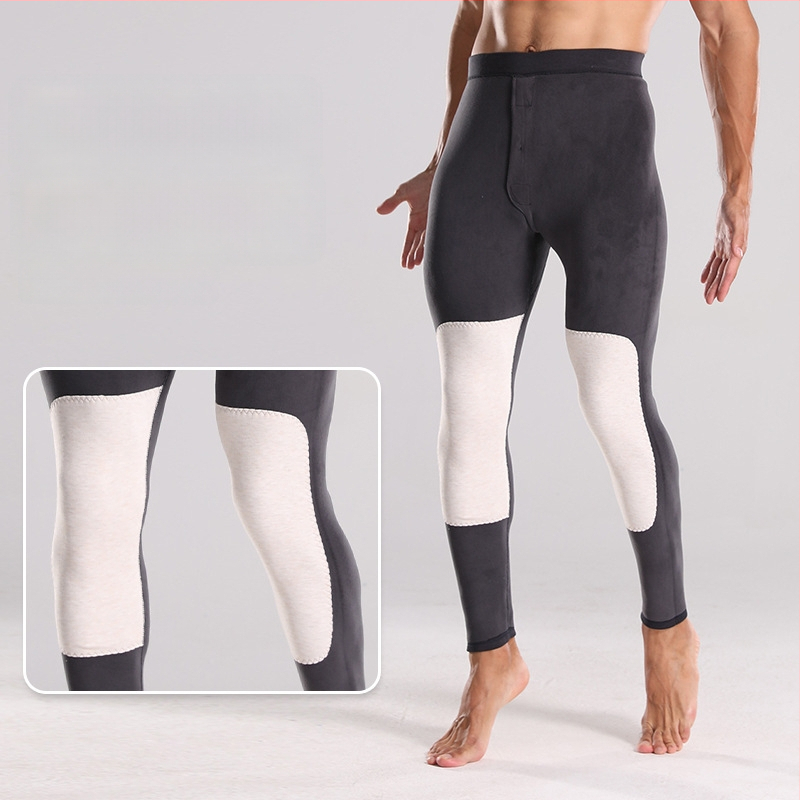 Vyriski šilti vilnos-silko termošortai su aukštu juosmeniu, dviejų sluoksnių fliso pamušalas, kelio apsauga