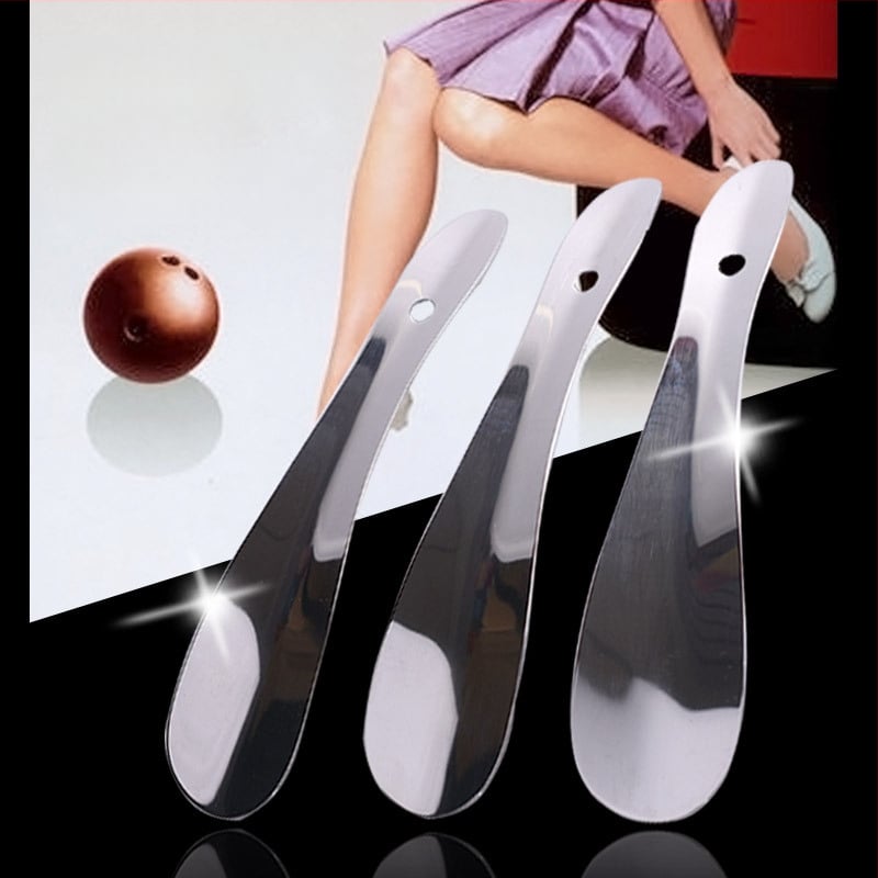 XB-1230 nerūdijančio plieno shoehorn, tiesus dizainas; stilius: figūra, kasdienis casual; medžiaga: nerūdijantis plienas; savybės: be lenkimo, be rūdijimo