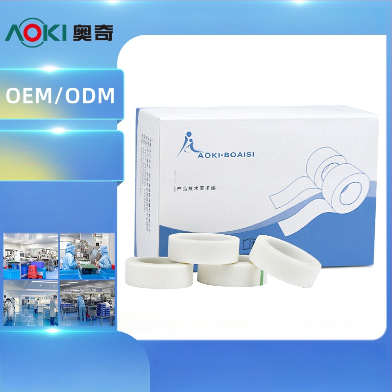 PE mikroporų skaidri juosta infuzijai – lengvai plystanti lipni plėvelė, prisitaikanti prie spaudimo lipalas, spausdintas logotipas, storis 2 mm