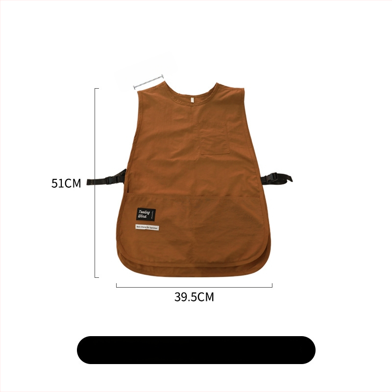 Köögirätik - varrukateta, mustusevastane, veekindel kangas, Korea stiil