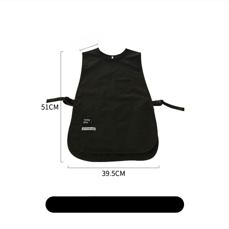 Köögirätik - varrukateta, mustusevastane, veekindel kangas, Korea stiil