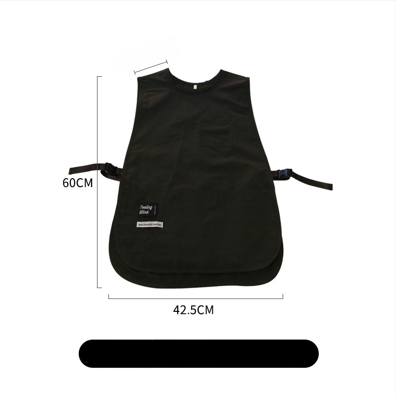 Köögirätik - varrukateta, mustusevastane, veekindel kangas, Korea stiil