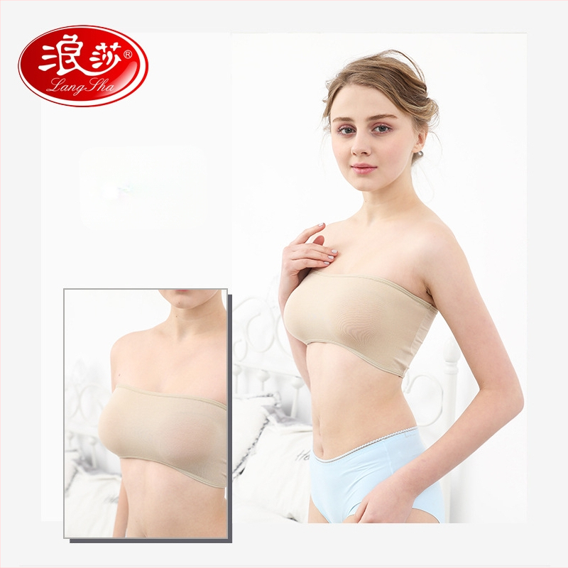 Langsha õlarihmetu rindwrap, ultraõhukesed moldkaussid, viskoosi riie 90–95%, vask-amiinia kiud