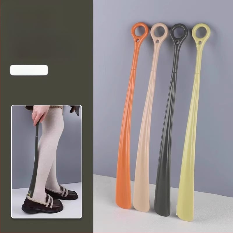 Namų naudojimui unisex batų šaukštelis su ilga rankena, skirtas odiniams batams, be lenkimo