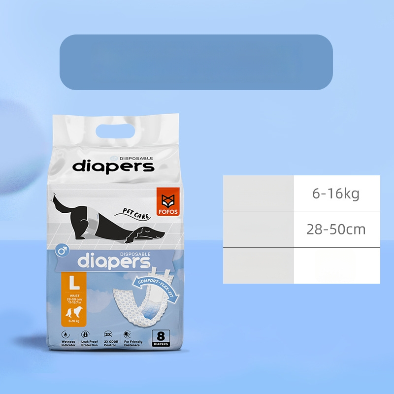 Suņu higiēnas autiņi ar bieziem absorbējošiem paliktņiem urīnizvadei – neauduma materiāls – ikdienas lietošanai, ceļojumiem, vairākām dzīvniekiem