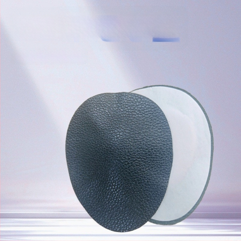 PU odinė priekinė pėdos pagalvėlė metatarzinei sričiai – prekės kodas 049 Leather Forefoot Pad – lipnus gelinis galas, anti-slip, minkštas smūgių sugėrimas, kasdienėms batams