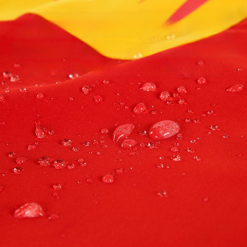 Vaikų vandeniui atsparus viengubas kombinezonas su ilgomis rankovėmis, animacinio piešinio raštas, 100% poliesteris, prekinis ženklas Anbei Child, saugos klasė A