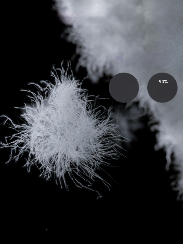 Prešívaná bunda zo husieho sypu 86-90% obsahu, kapucňa, vetruodolná a studená, polyesterová tkanina, voľný strih, zimné mestské nosenie