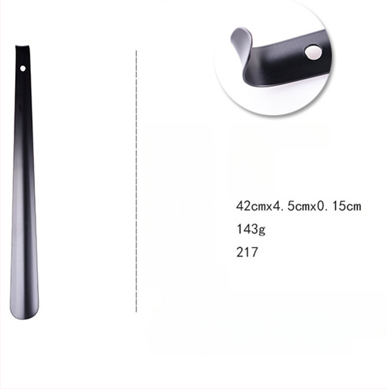 Nerūdijančio plieno vidutinio ilgio batų įrankis patogiam užsimovimui ir nusiėmimui, modelis Ad217, prekinis ženklas Auspicious enough, kasdienis stilius