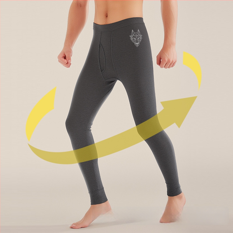 Vyrų terminės kelnaitės, 2 vnt komplektas — 100% medvilnė, pagrindinis sluoksnis, vidutinio svorio 161–180 g/m², raštai: vienspalviai, gyvūnų, geometriniai