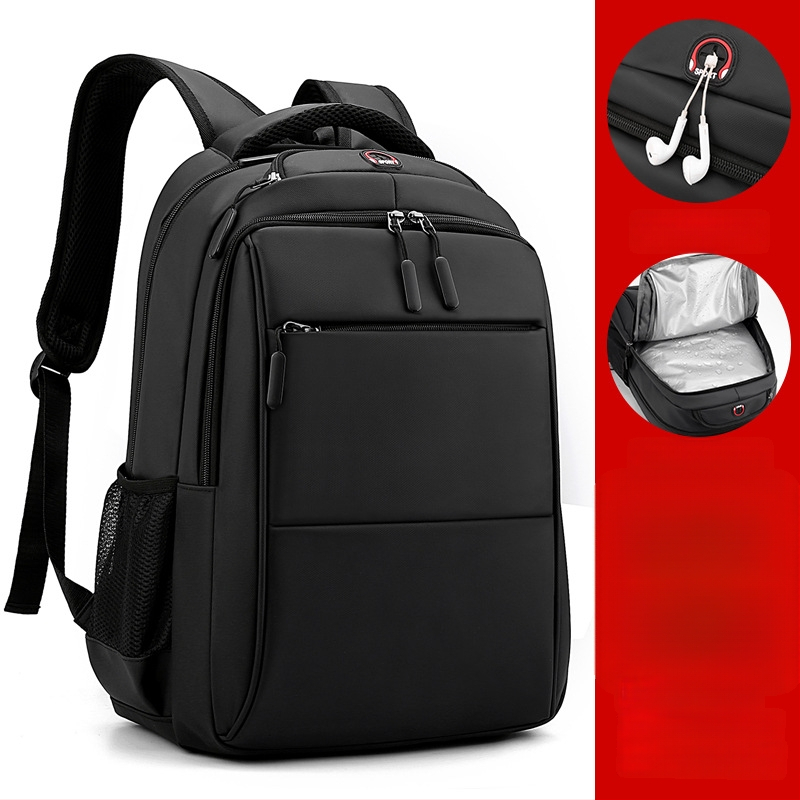 Ceļojumu mugursoma, saderīga ar koferi uz ratiem, tilpums 36–55 L, Oxford audums, ūdensizturīga, gaisa spilvena siksnas, biznesa ceļojums