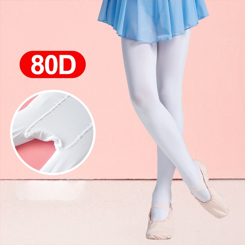 Bērnu baleta zeķbikses ar pretnoslīdošu uzliku – elpojošas, plānas, augsta elastība, spandeksa kokvilnas maisījums