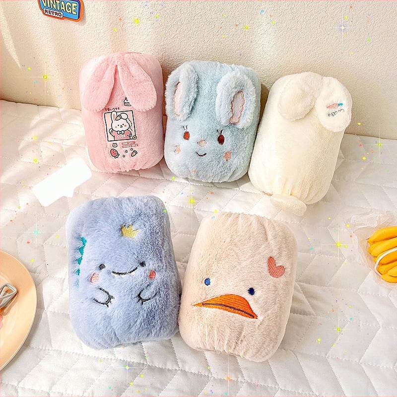 Bērnu roku piedurknes - siltas, karikatūru raksts (Ziema, Karikatūra, 100% kokvilna, Kumquat)