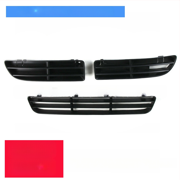 Žemutinė tinklinė grotelė priekinio buferio VW Bora 1999-2005 | Medžiaga: ABS plastikas | Diegimas: buferis | Priedų numeriai: 1J5853677C, 1J5853666C, 1J5853665B | Prekės ženklas: CZPINCHEN